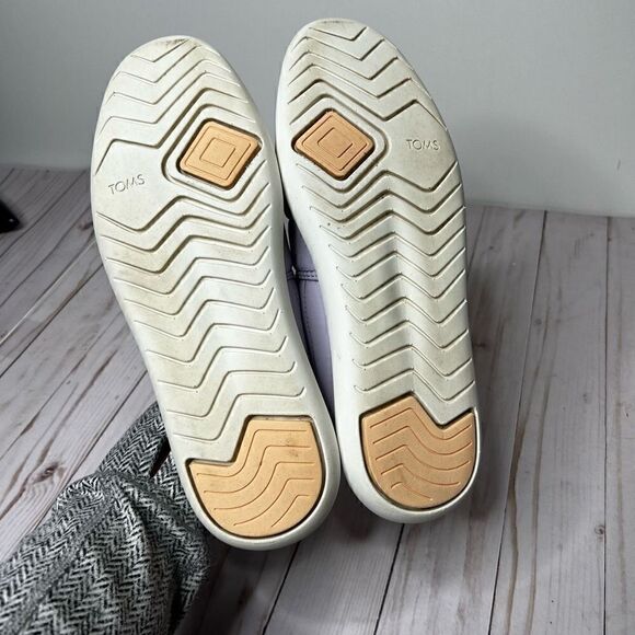 Toms Women's Lavender Multicolor Alpargata Mallow Puffy Puffer Slippers Size 9.5 - Picture 7 of 7